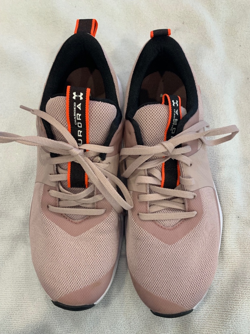 Under Armour Charged Aurora Women’s Training Shoes Pink 8.5 Gym Athleisure